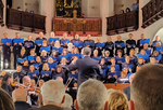 Chor und Orchester des Weihnachtsoratorium in der St. Jakobi Kirche Oelsnitz am 01.12.2023